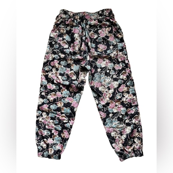 Anisa Floral Cargo Boho Peasant Hipster Hippie Art Farm Corduroy Jogger Pants - Picture 5 of 8